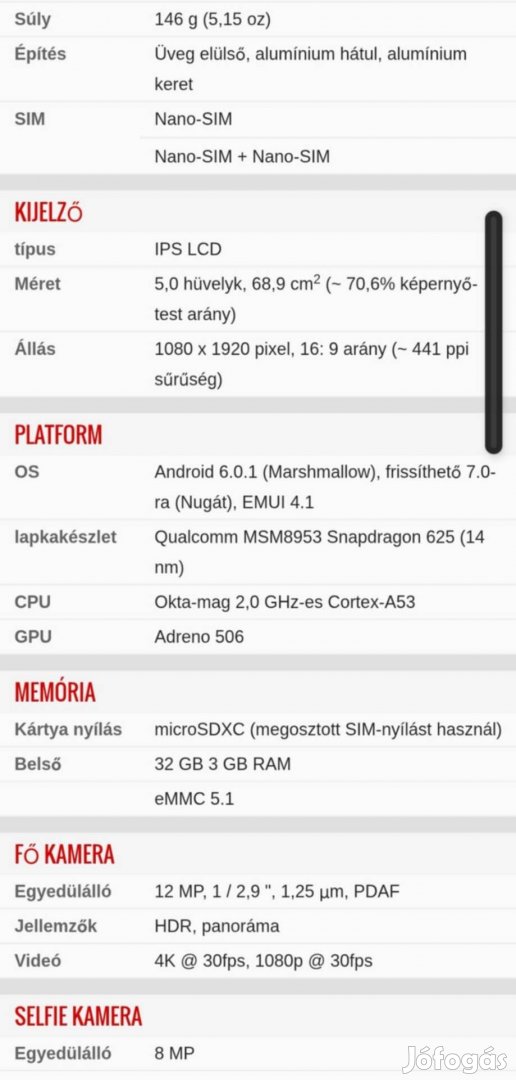 Huawei Nova( CAN-L11) 3/32 GB