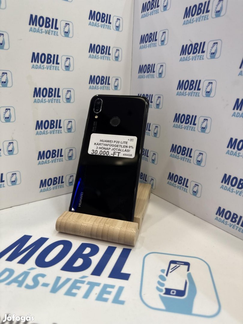 Huawei P20 Lite Kártyafüggetlen 64 GB, 12 hó garancia