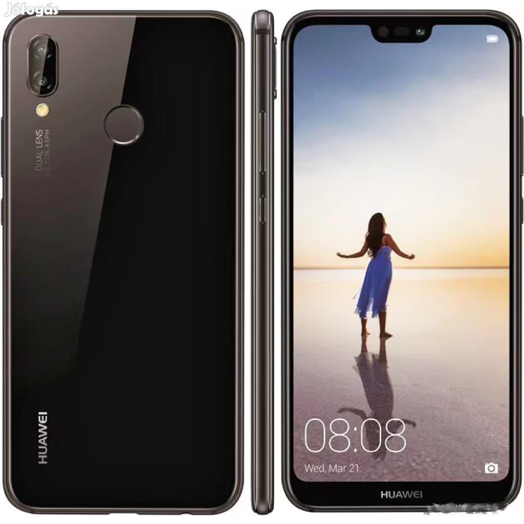 Huawei P20 Lite (64GB)  - Szín: Fekete