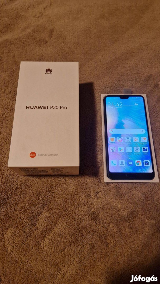 Huawei P20 Pro ( CLT-L29 ) LTE Dual Sim 128GB 6GB RAM fekete