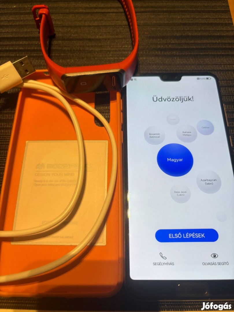 Huawei P20 Pro + Huawei Band okoskarkötő