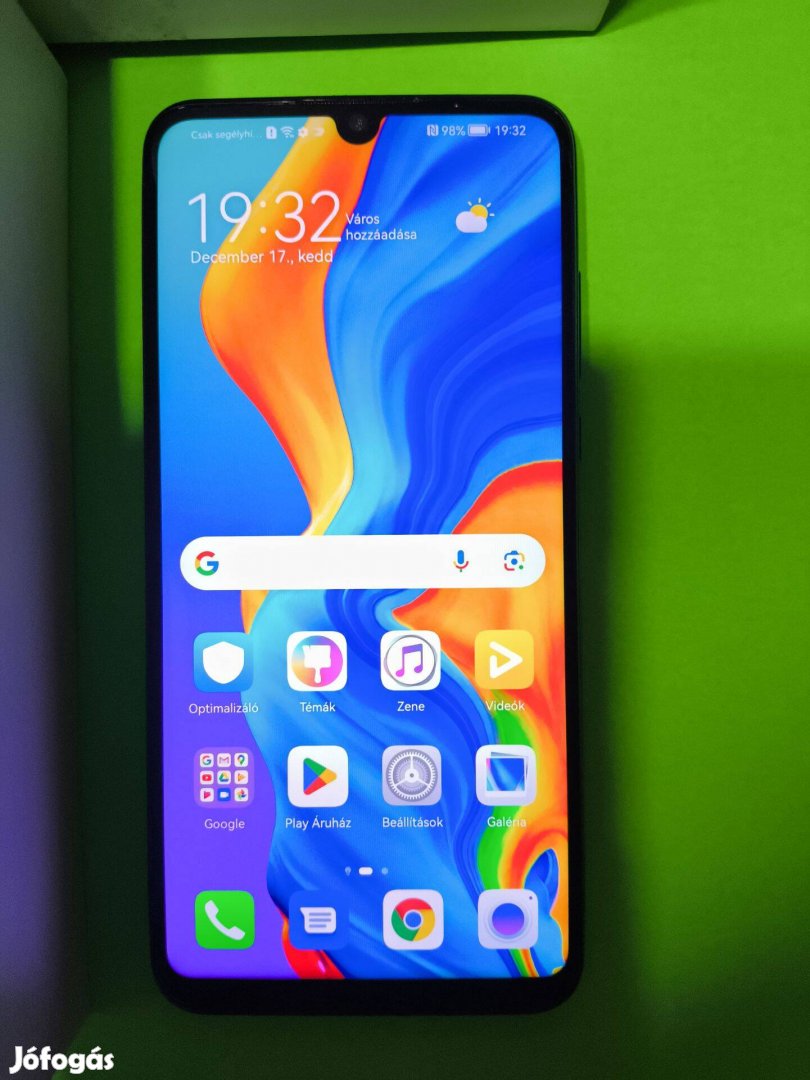 Huawei P20 lite 4/128GB Dual Független telefon!