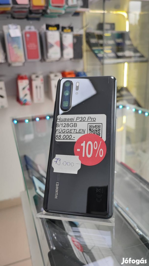 Huawei P30 Pro - 128GB Kártyafüggetlen - Fóliás