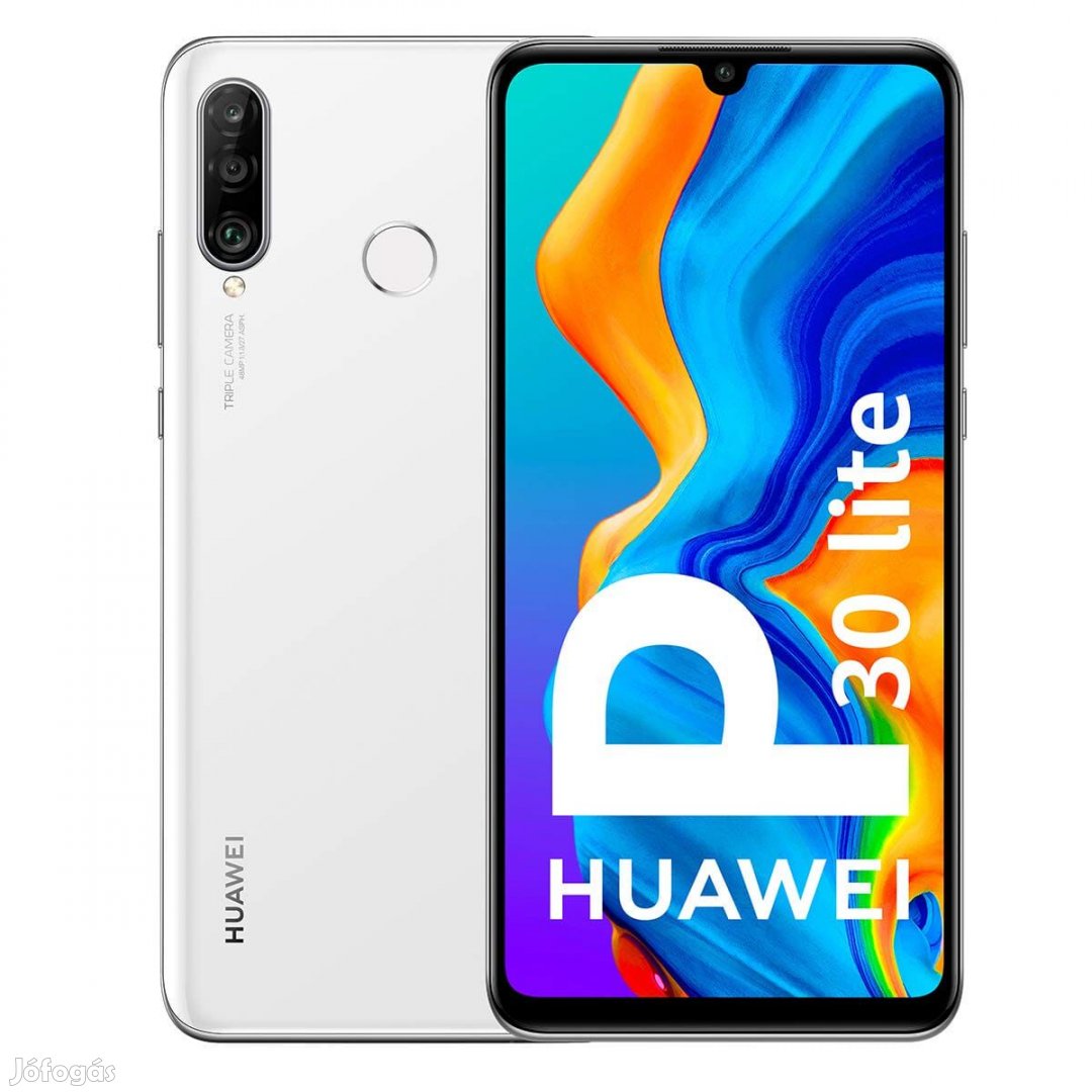Huawei P30 lite (128GB)  - Szín: Fehér