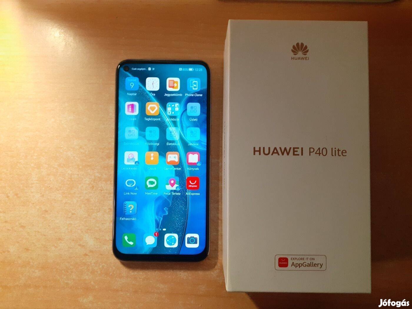 Huawei P40 Lite 6/128GB Dual Független Újszerű Sakura Pink Garis !