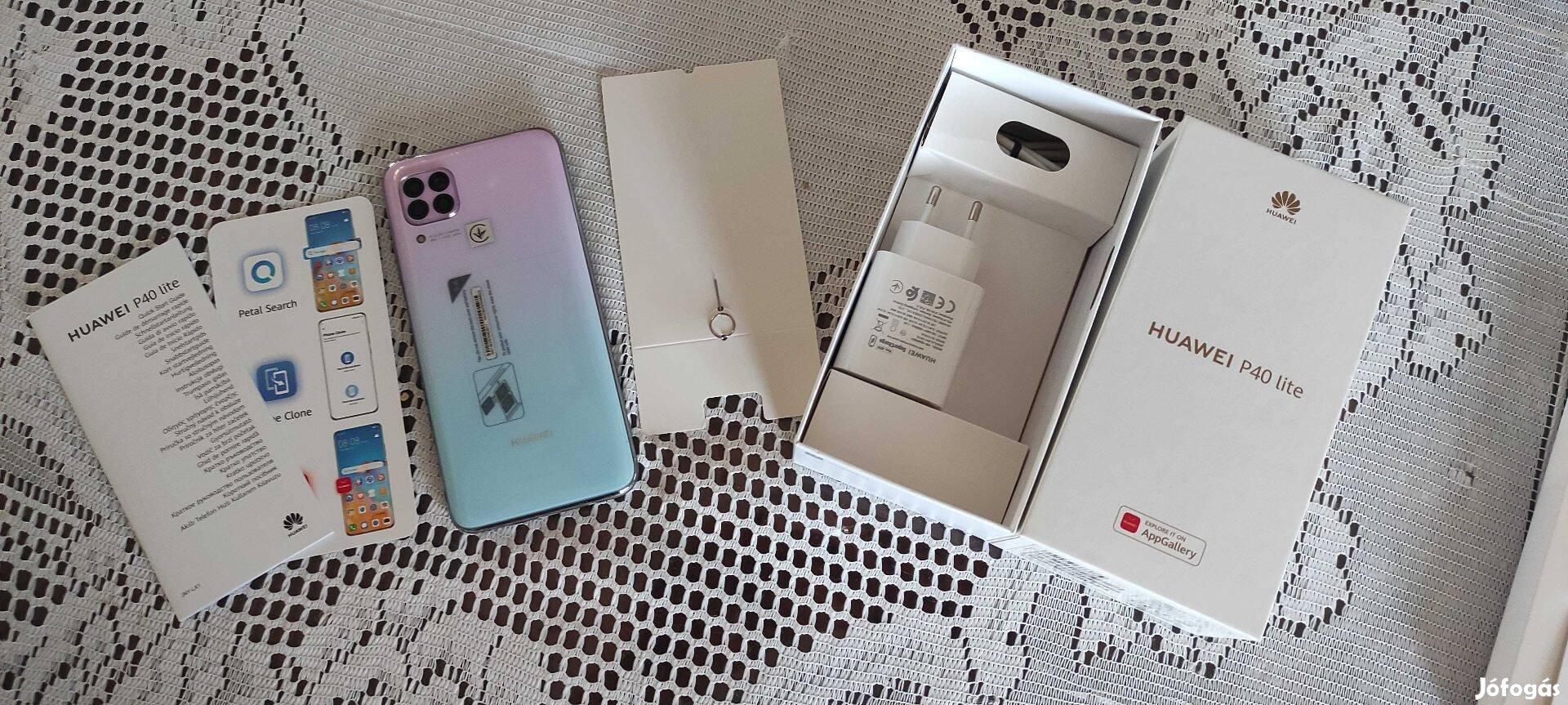 Huawei P40 Lite kártyafüggetlen mobiltelefon