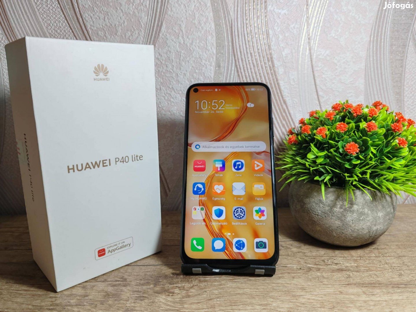 Huawei P40 lite 128GB 6GB RAM kártyafüggetlen + dual simes készülék