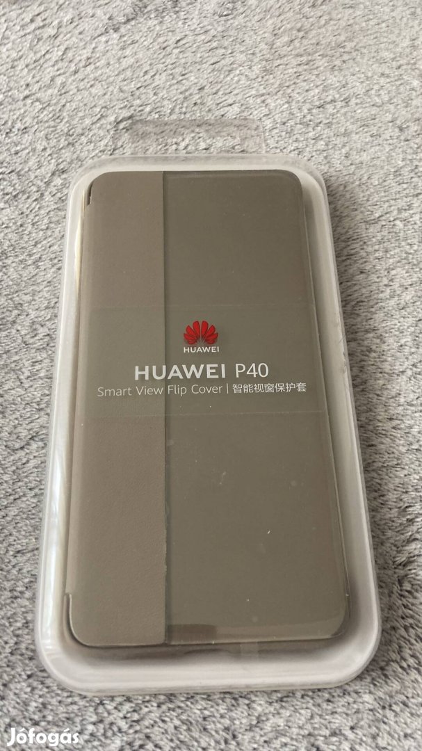 Huawei P40 tok smart view flip cover eredeti C-Anna-flip case