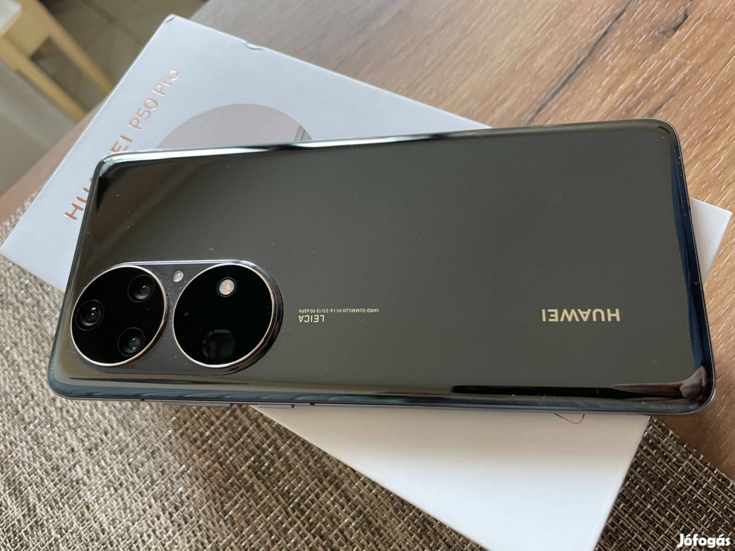 Huawei P50 Pro 256GB Black - Vadiúj állapot - Csere is lehet