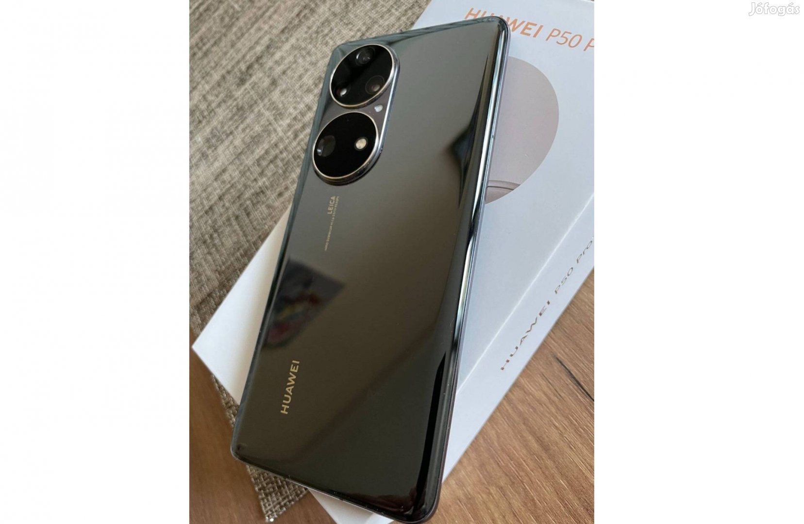 Huawei P50 Pro 256GB Black - Vadiúj állapot - Csere is lehet