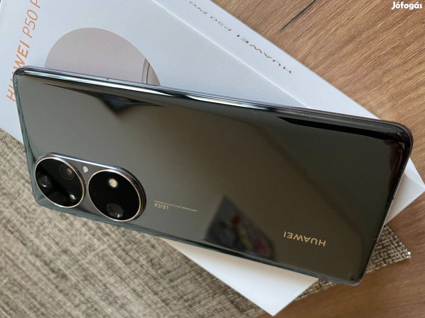 Huawei P50 Pro 256GB Black - Vadiúj állapot - Csere is lehet