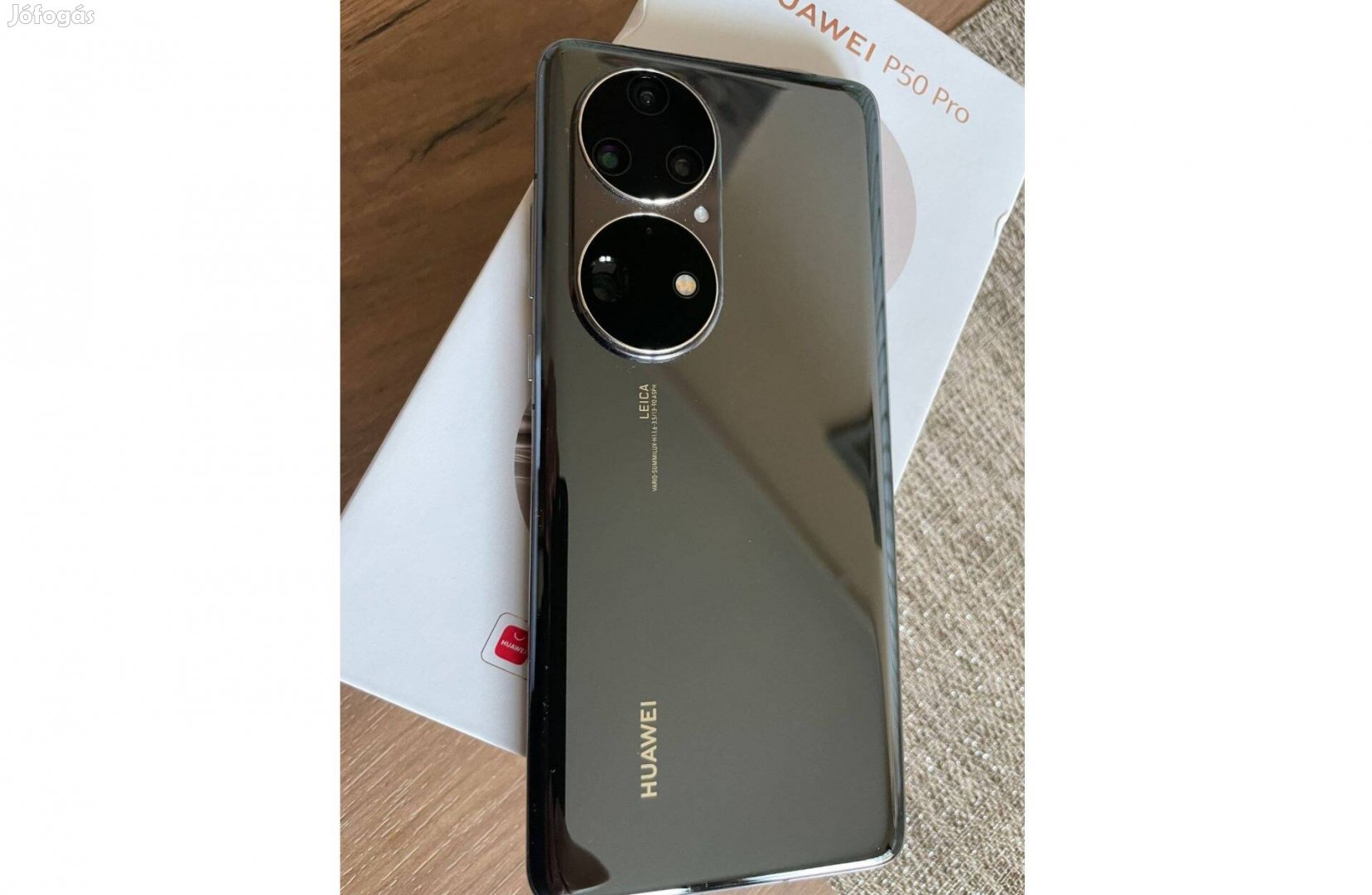 Huawei P50 Pro 256GB Black - Vadiúj állapot - Csere is lehet