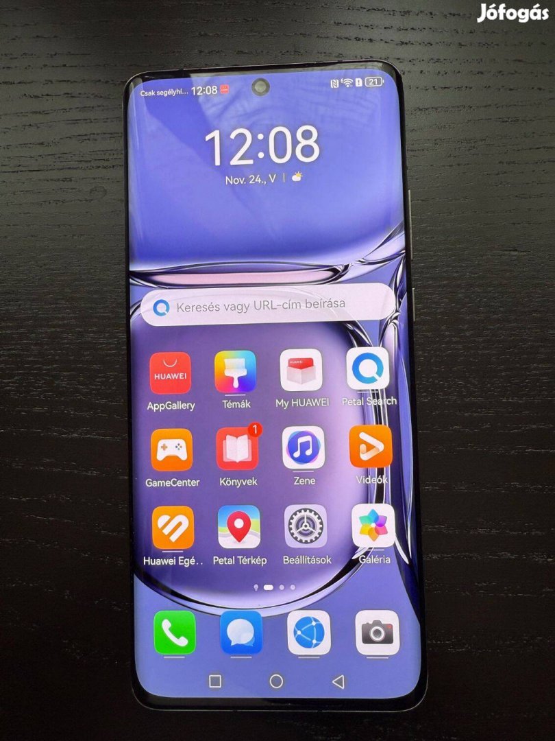 Huawei P50 Pro DS fekete még gyártói garanciával