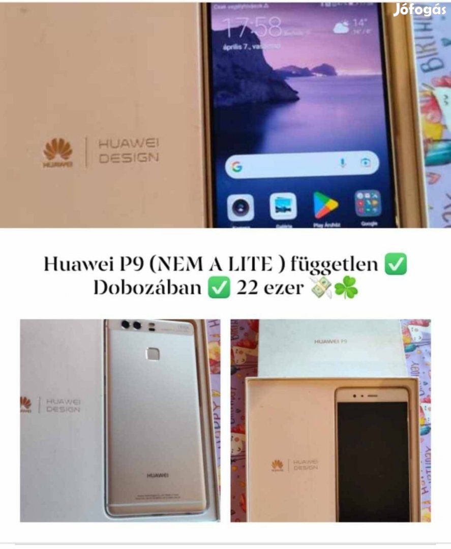 Huawei P9 Nem a lite !!!