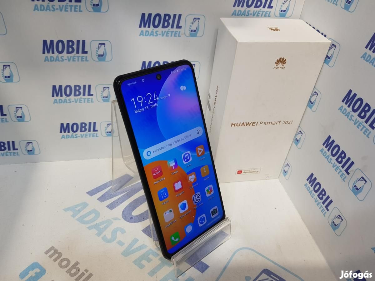 Huawei P smart (2021) Dual Sim 128 GB, 12 hó garancia