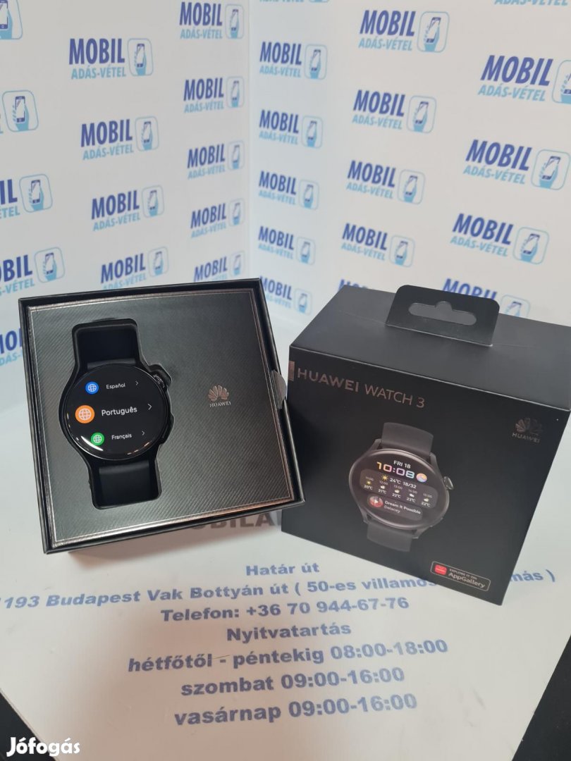 Huawei Watch 3 Egyéb, 12 hó garancia