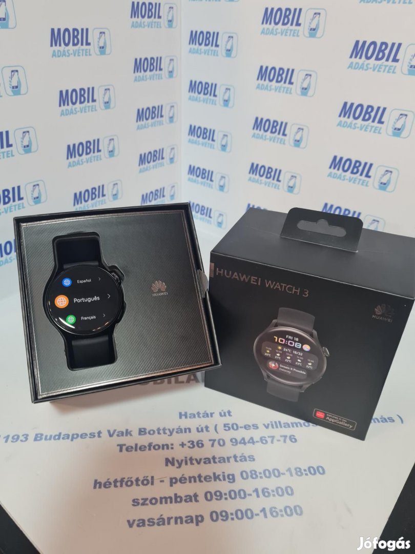 Huawei Watch 3 Egyéb, 12 hó garancia