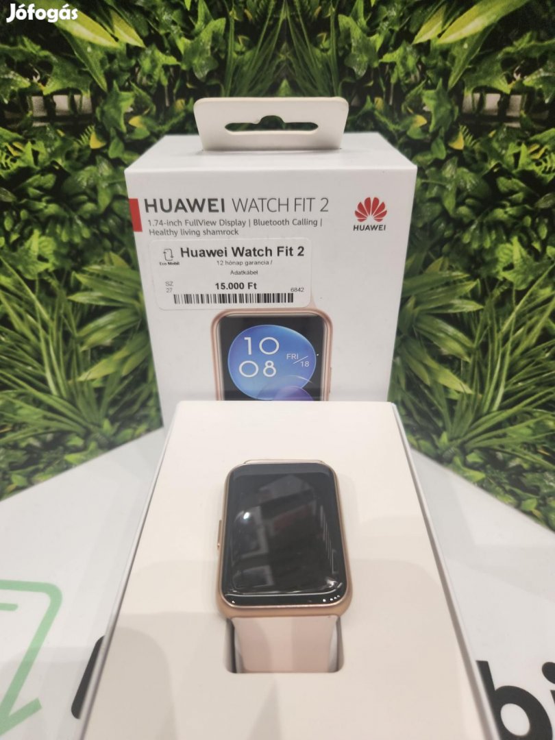 Huawei Watch Fit 2 Bluetooth, 12 hó garancia