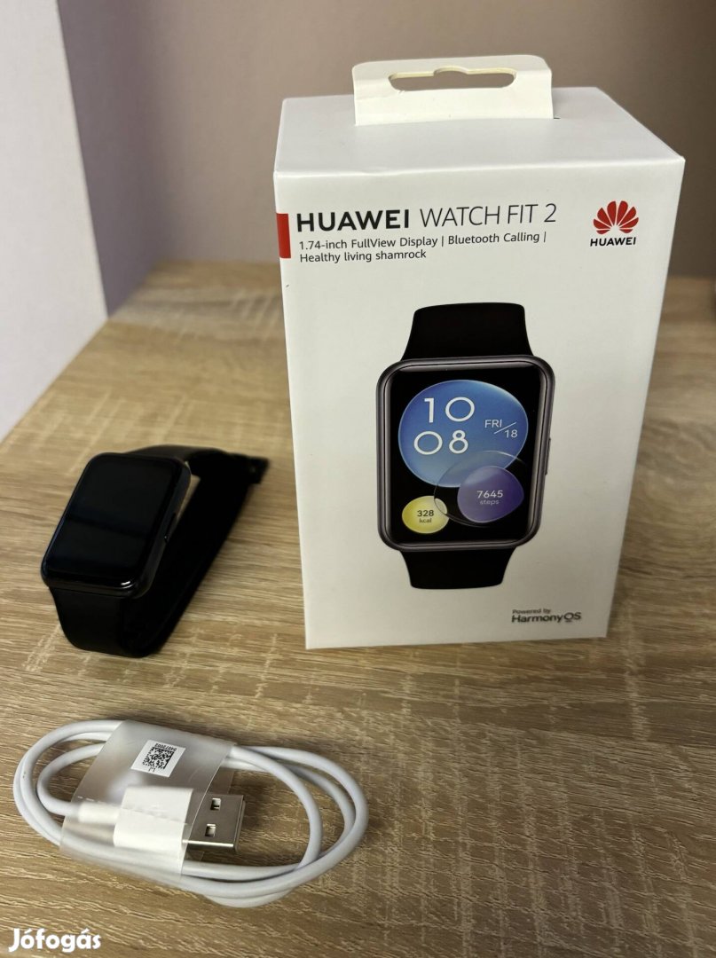 Huawei Watch Fit 2 okosóra újszerű garanciás