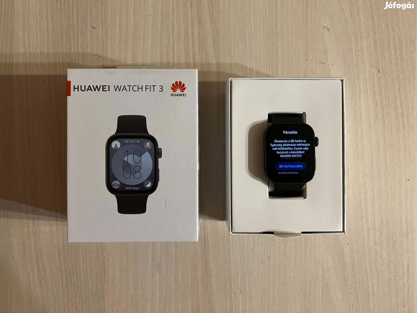 Huawei Watch Fit 3 Okosóra szinte Új Fekete Garanciával !