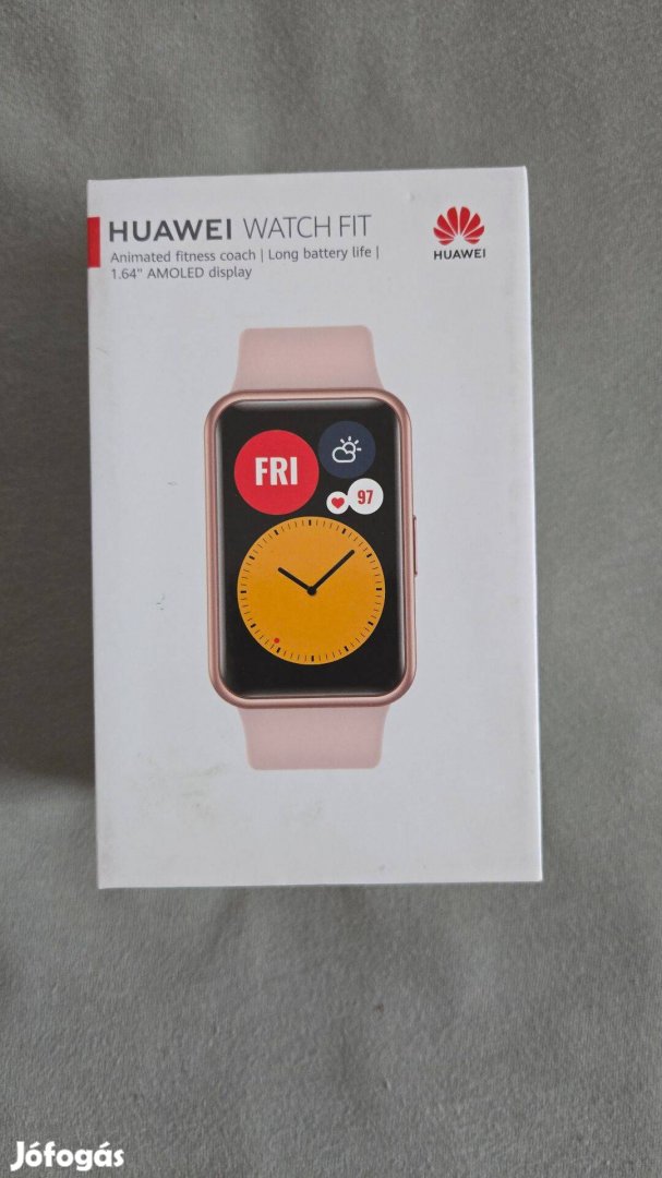 Huawei Watch Fit, okosóra, rose gold