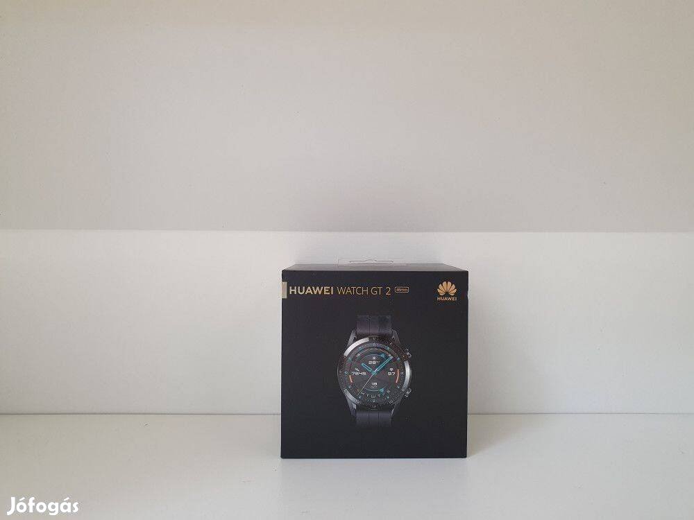 Huawei Watch GT2 46MM Fekete színben 12 hónap Garancia