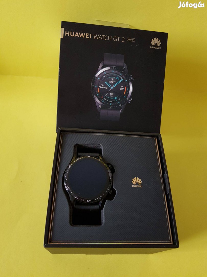 Huawei Watch GT2 46mm Black szép okosóra eladó!