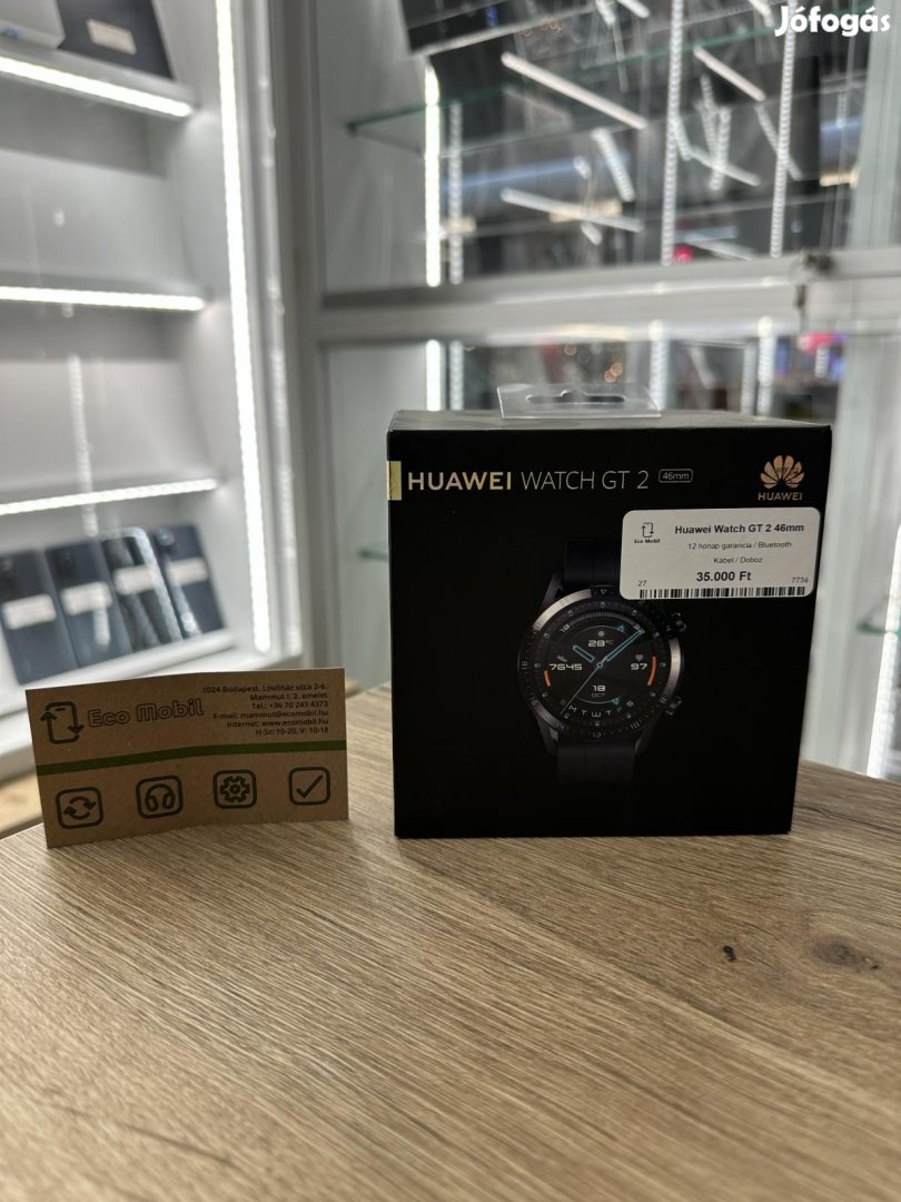 Huawei Watch GT2 Bluetooth, 12 hó garancia