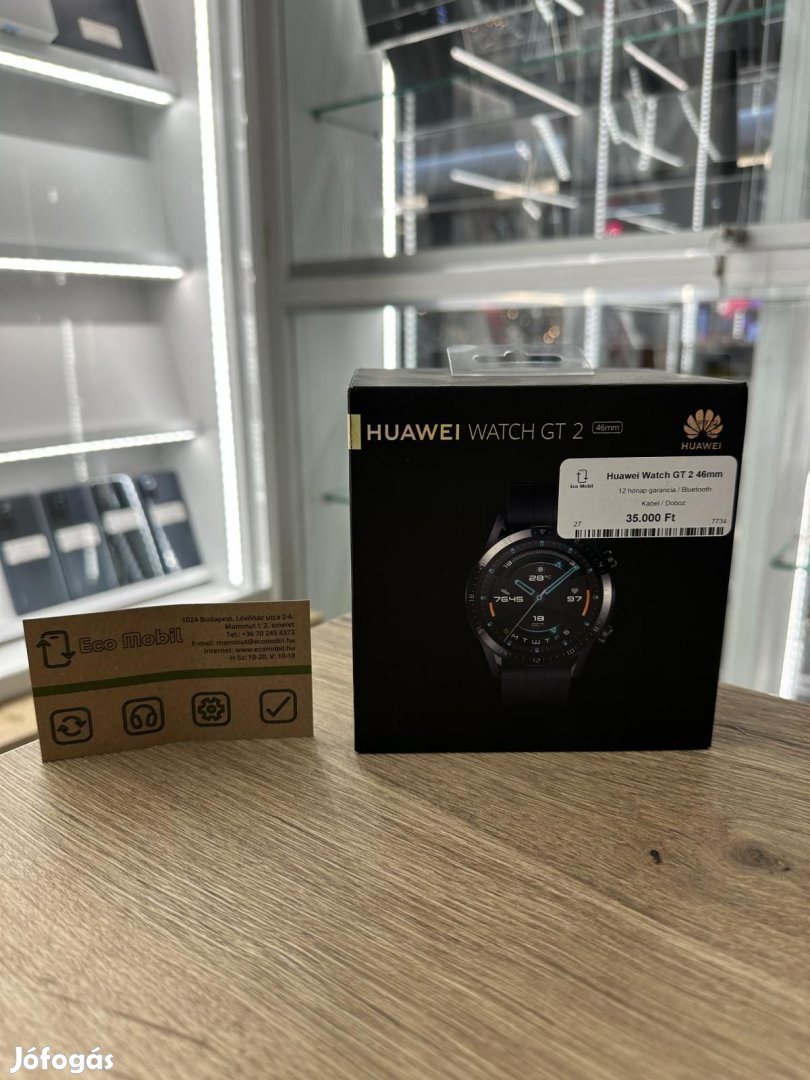 Huawei Watch GT2 Bluetooth, 12 hó garancia