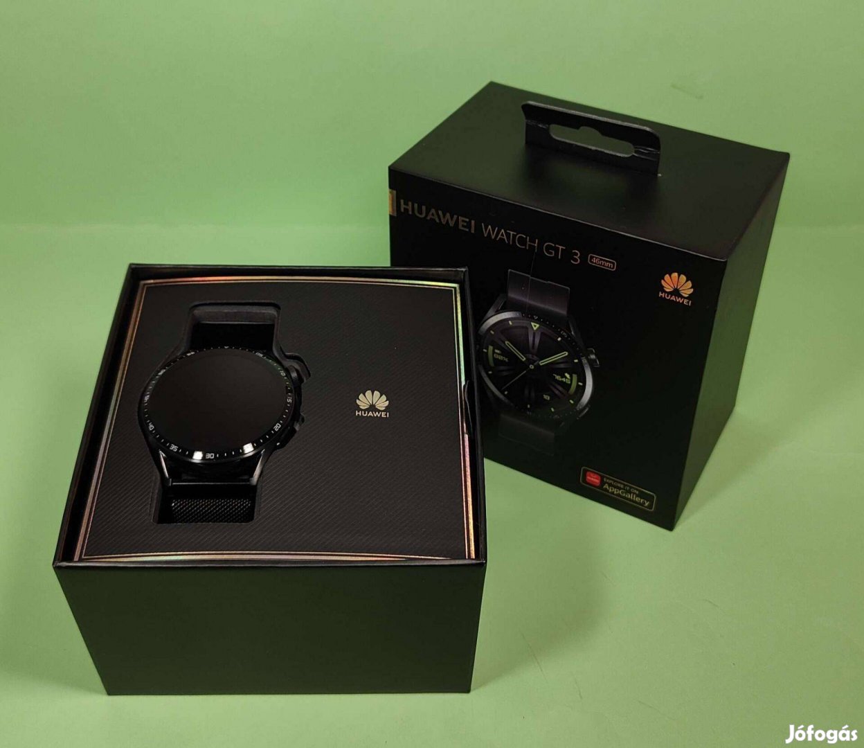 Huawei Watch GT3 46mm ezüst színű,szép állapotú okosóra eladó!