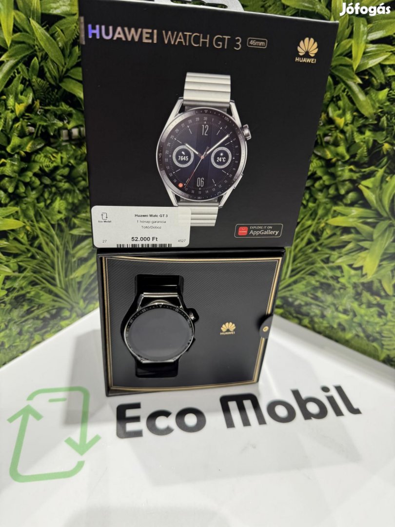 Huawei Watch GT3 Bluetooth, 12 hó garancia