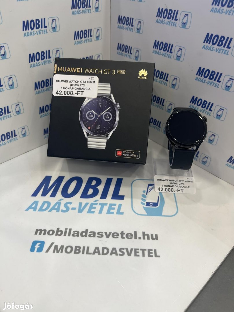 Huawei Watch GT3 Egyéb, 12 hó garancia