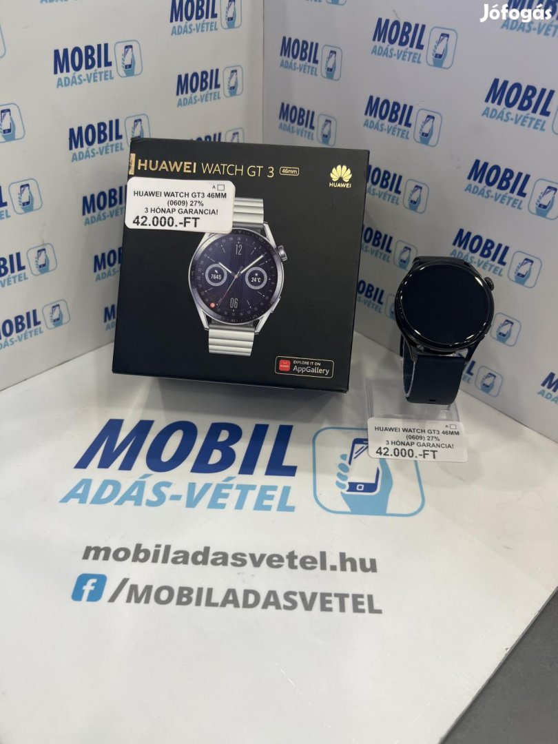 Huawei Watch GT3 Egyéb, 12 hó garancia