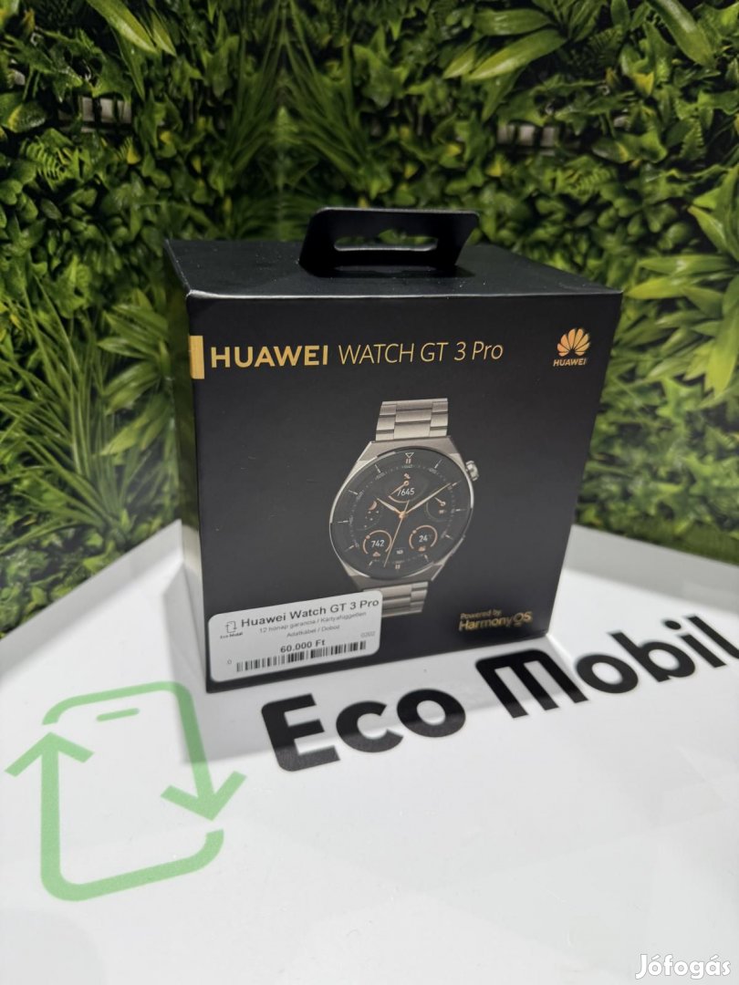 Huawei Watch GT3 Pro Bluetooth, 12 hó garancia