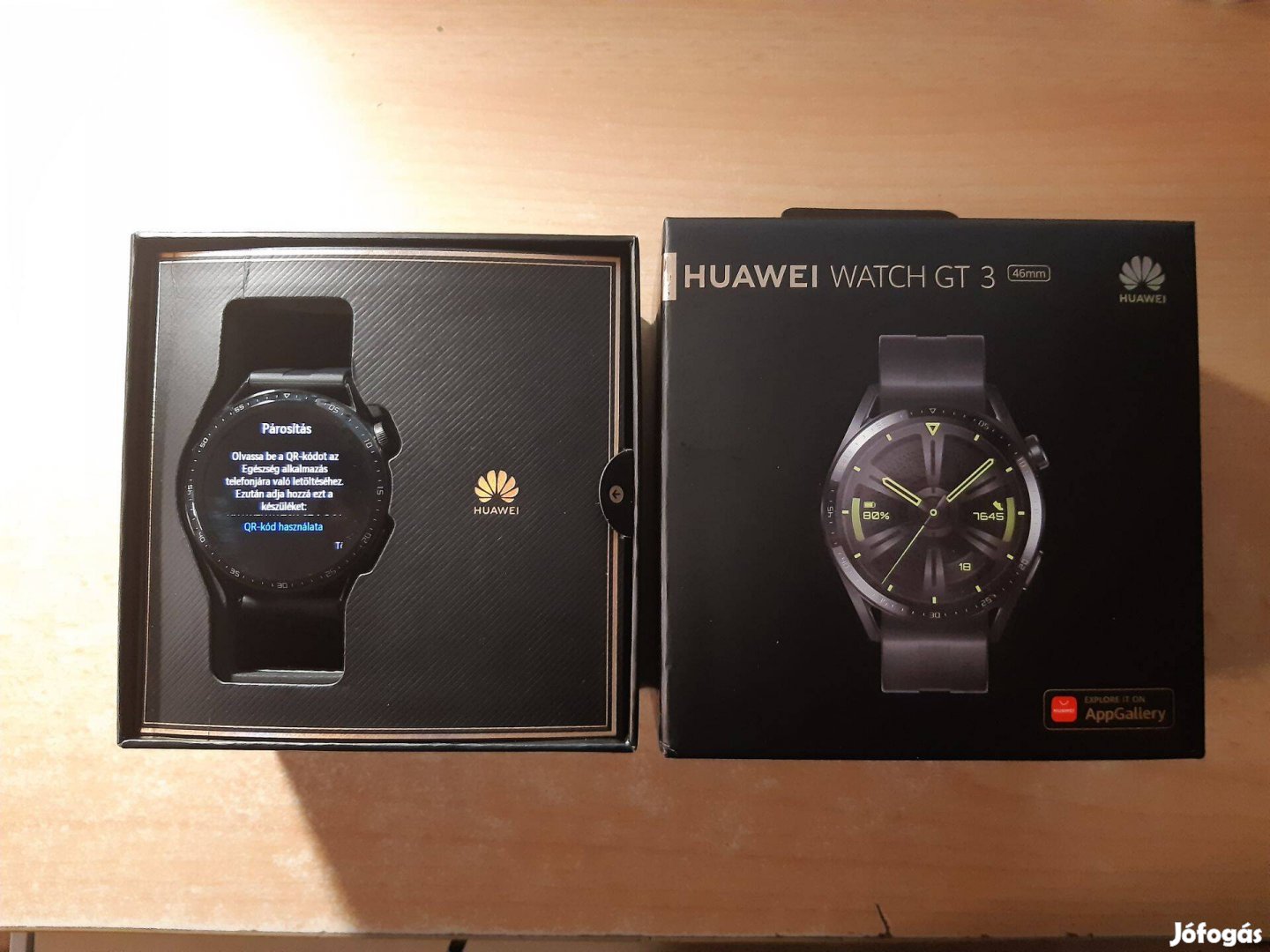 Huawei Watch GT 3 46mm Okosóra Újszerű Fekete Garis !