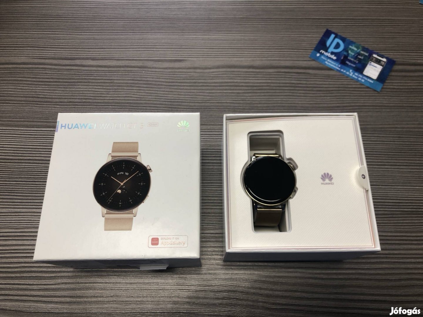 Huawei Watch GT 3, Újszerű, Dobozos, 42 mm, Garancia