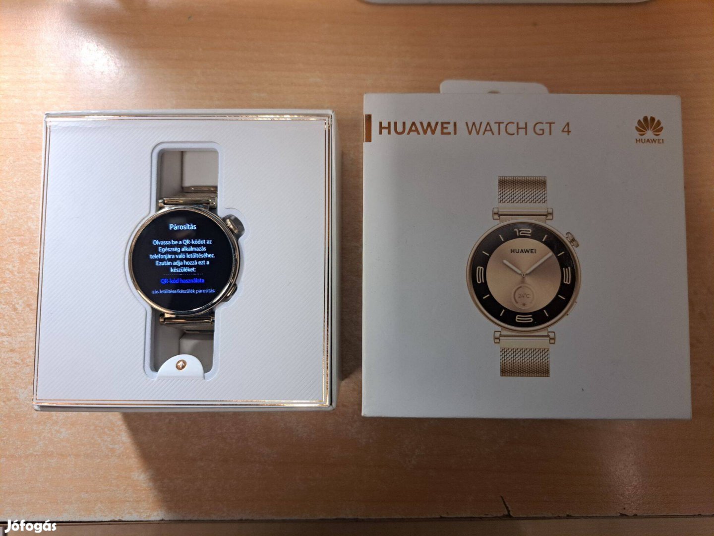 Huawei Watch GT 4 41mm Okosóra szinte Új Gold Garanciával !