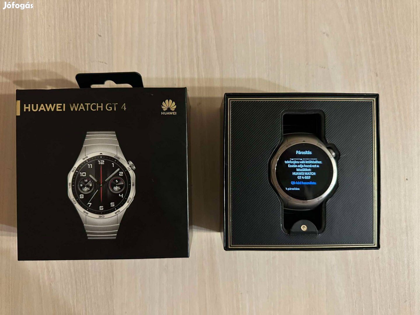 Huawei Watch GT 4 46mm Okosóra Újszerű Stainless Steel Garanciával !