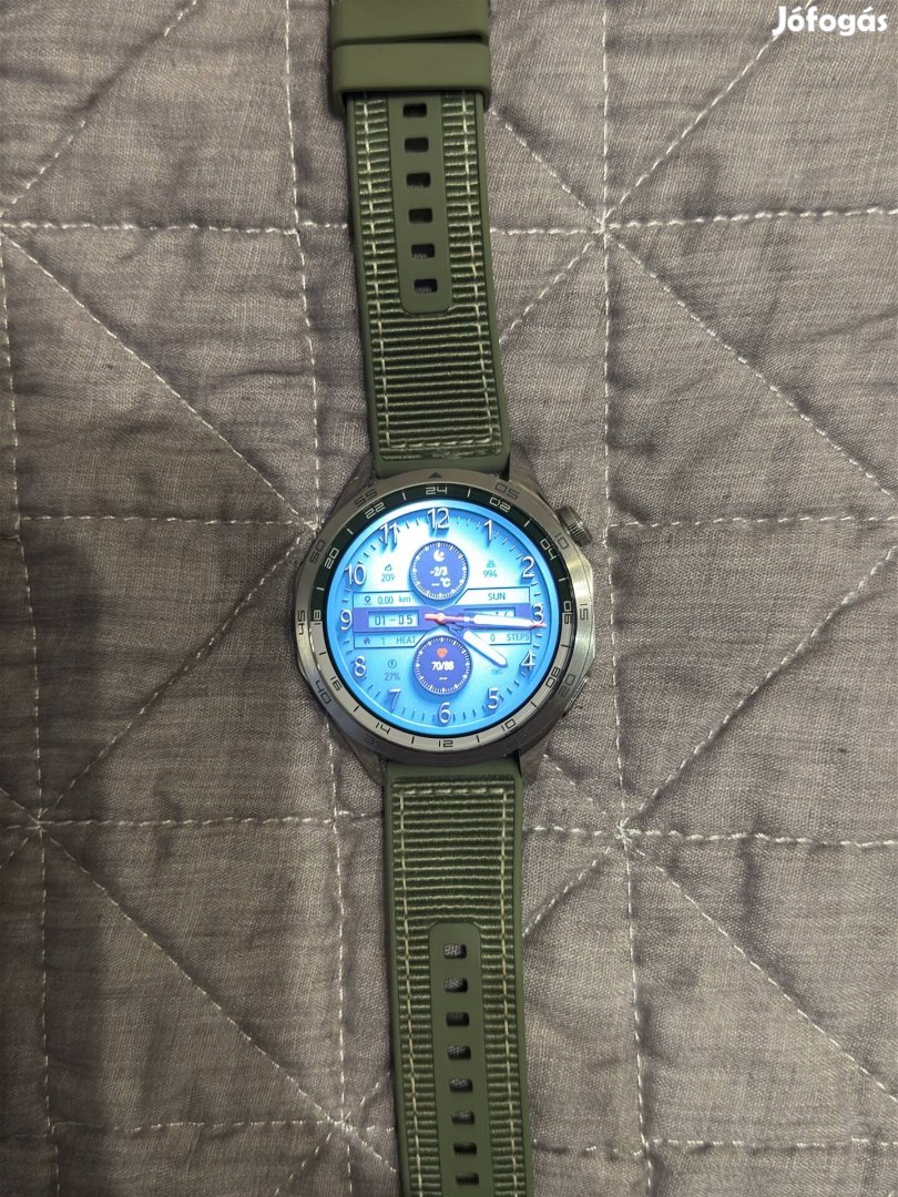 Huawei Watch Gt 4, 46mm, zöld, Bluetooth, garanciális