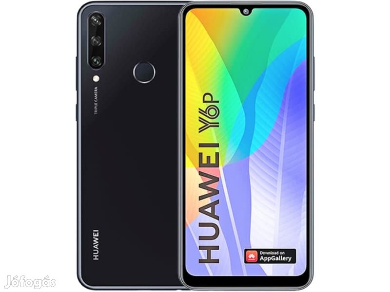 Huawei Y6P (64GB)  - Szín: Fekete