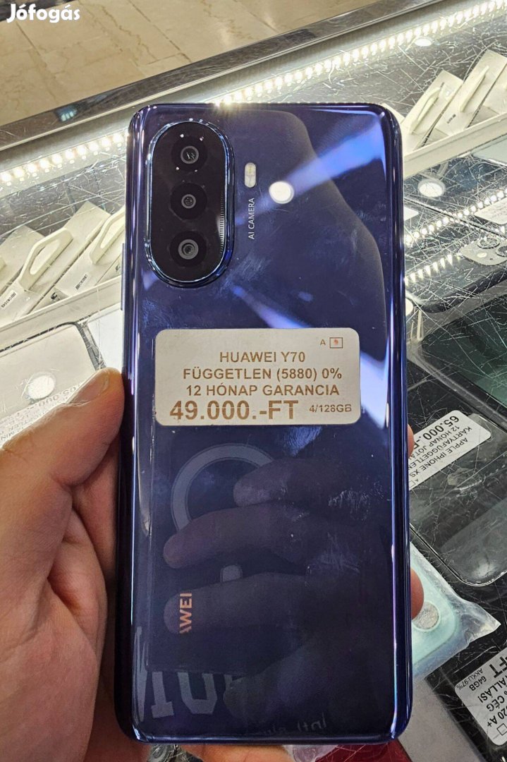 Huawei Y70 4/128GB kártyafüggetlen
