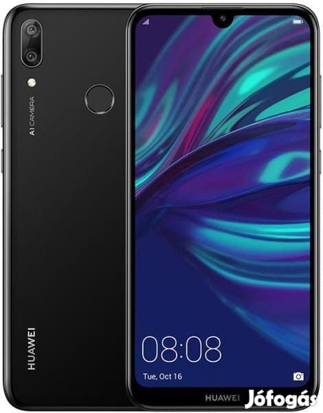 Huawei Y7 (2019) (32GB)  - Szín: Fekete