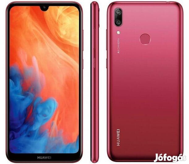 Huawei Y7 (2019) (32GB)  - Szín: Piros