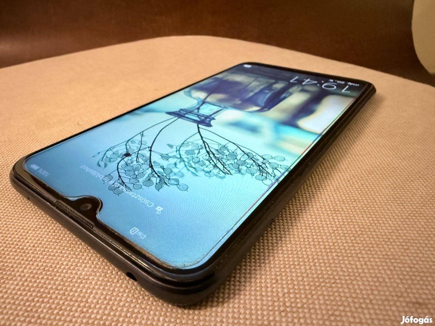 Huawei Y7 (2019), fekete, 32 GB jó állapotban lévő készülék