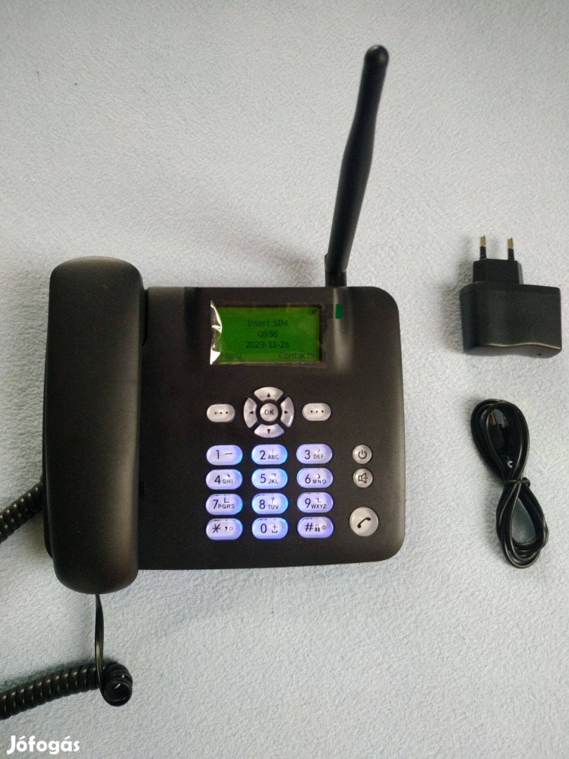 Huawei asztali GSM telefon, FM rádió, ébresztés, SMS, névjegyzék, új