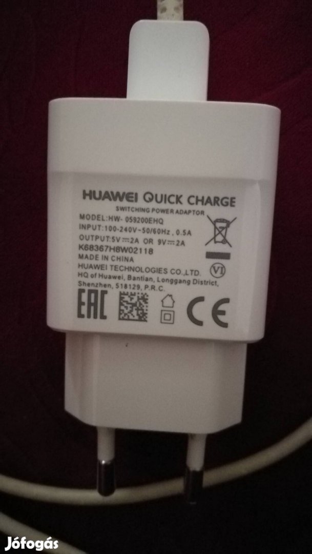 Huawei gyorstöltő usb-c kábellel eladó