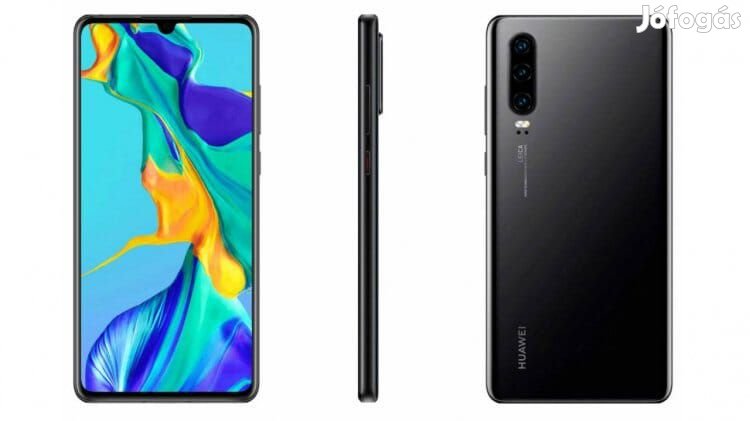 Huawei p30 (128GB)  - Szín: Fekete