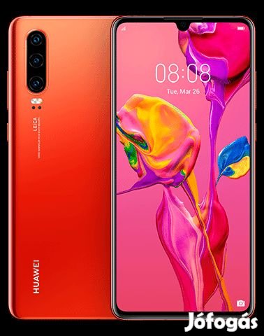 Huawei p30 (128GB)  - Szín: Piros