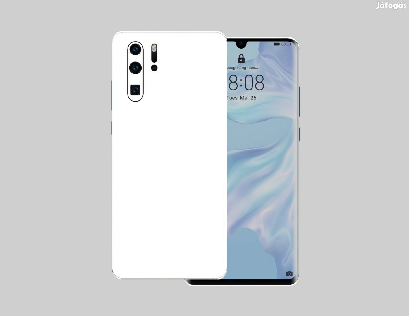 Huawei p30 pro - Matt fehér fólia + 50 színben