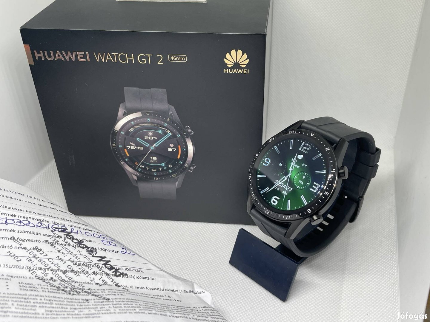 Huawei watch GT 2 46mm  okosóra,GPS,hívás,vízálló